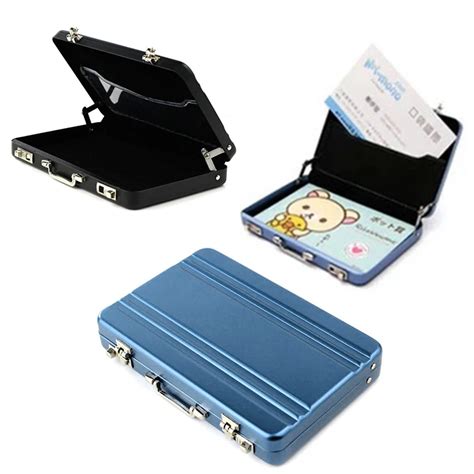 suitcase business card holder